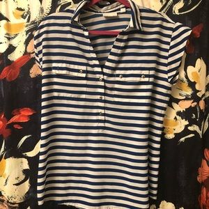 Blue Stripped Blouse